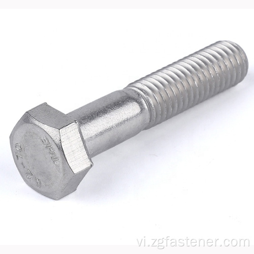 Half Thread Hot Dip Kinc Hex Bolts DIN931